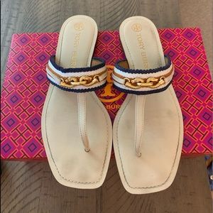 TORY BURCH JESSA THING SANDAL, Size 8.5
